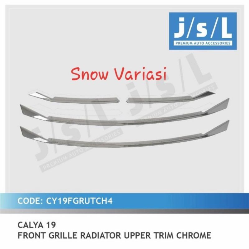 Lis grill radiator atas Calya facelift 2019 front grille chrome