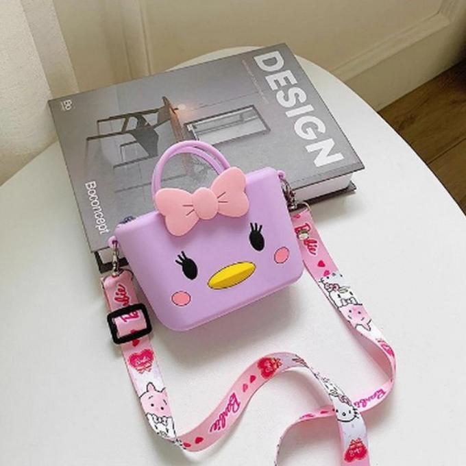 TAS SILIKON JELLY RUBBER IMPORT KOTAK TAS ANAK DEWASA CASUAL SELEMPANG