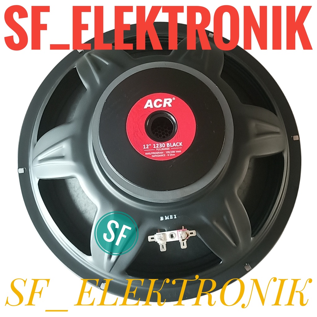 Speaker 12 Inch ACR 1230 BLACK
