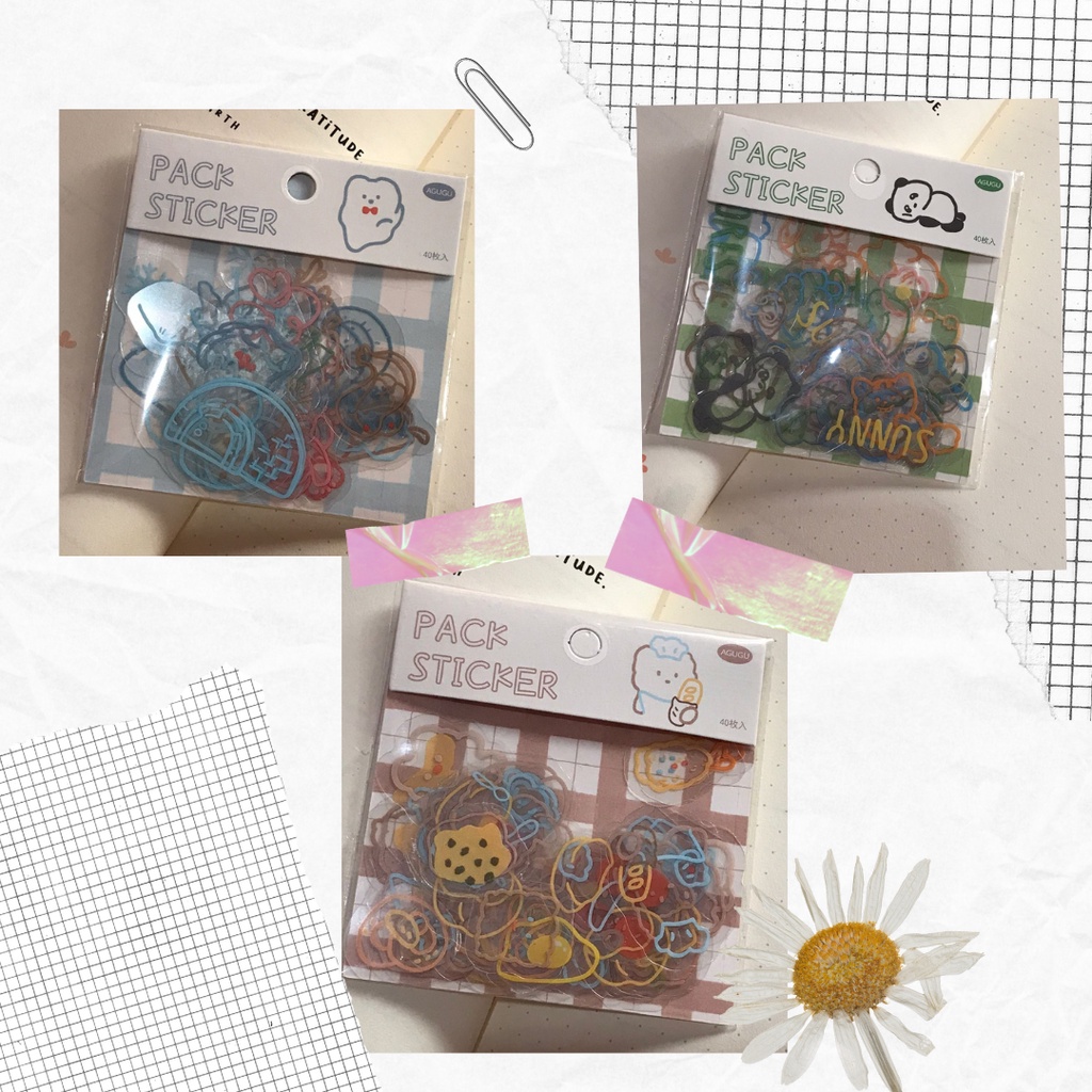 

Stiker Deco Pack Impor isi 40
