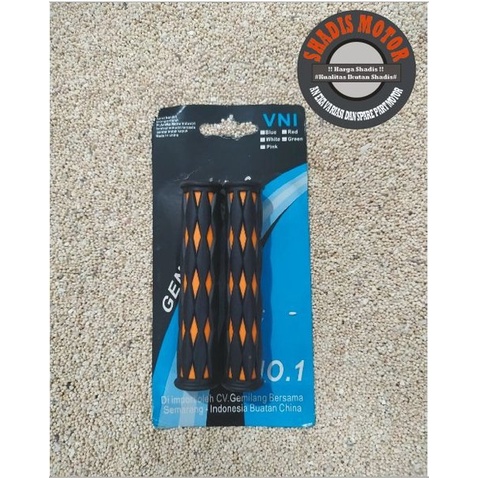 Karet Handel Motor Merk VNI Sisik Warna Orange Sarung Handel Motor