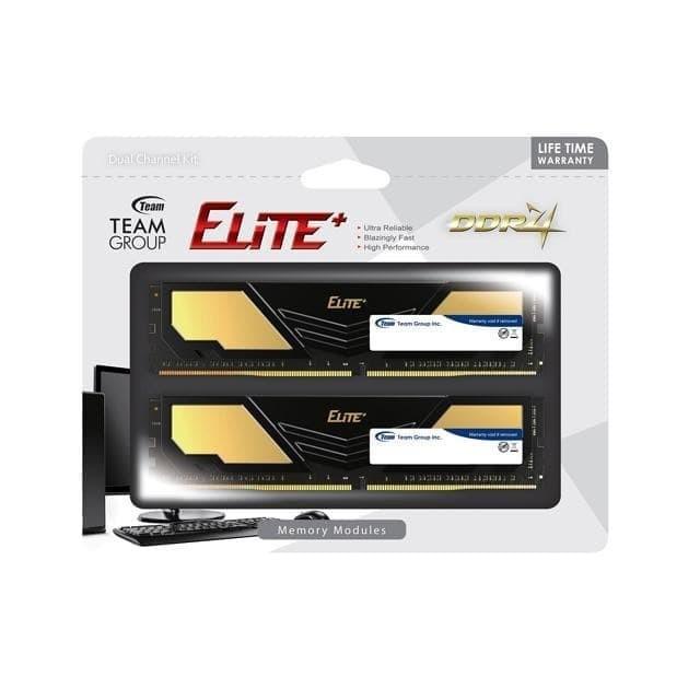 Ram PC Komputer Team Elite Plus DDR4 2666Mhz 8GB (2X4GB) 2Keping 4GB