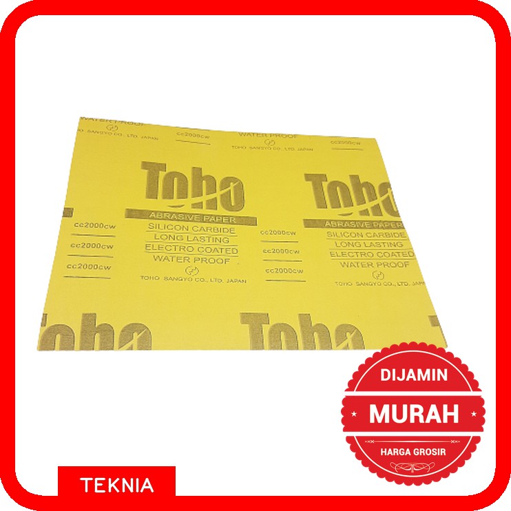 Amplas Toho 2000 Grit - Kertas Ampas Waterproof - Abrasive Paper