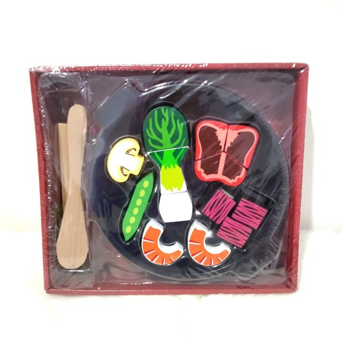 Daging Sayur Mainan Kayu Wooden Toys Pretend Play Mainan Edukasi