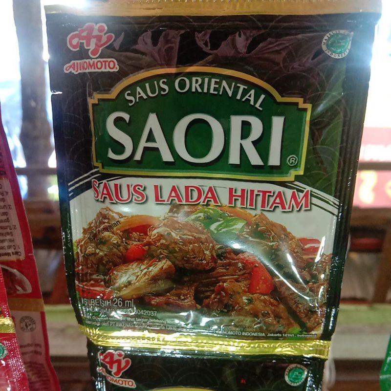 Saori Saos Tiram, Lada Hitam, TeriyakiSachet