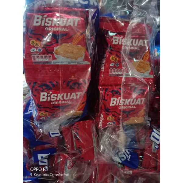 Biskuat Original  &amp; Coklat Renceng (20×10gr)