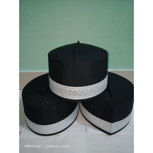 peci kopiah songkok asagofa pita bugis/songkok Bugis recca bone/peci bugis