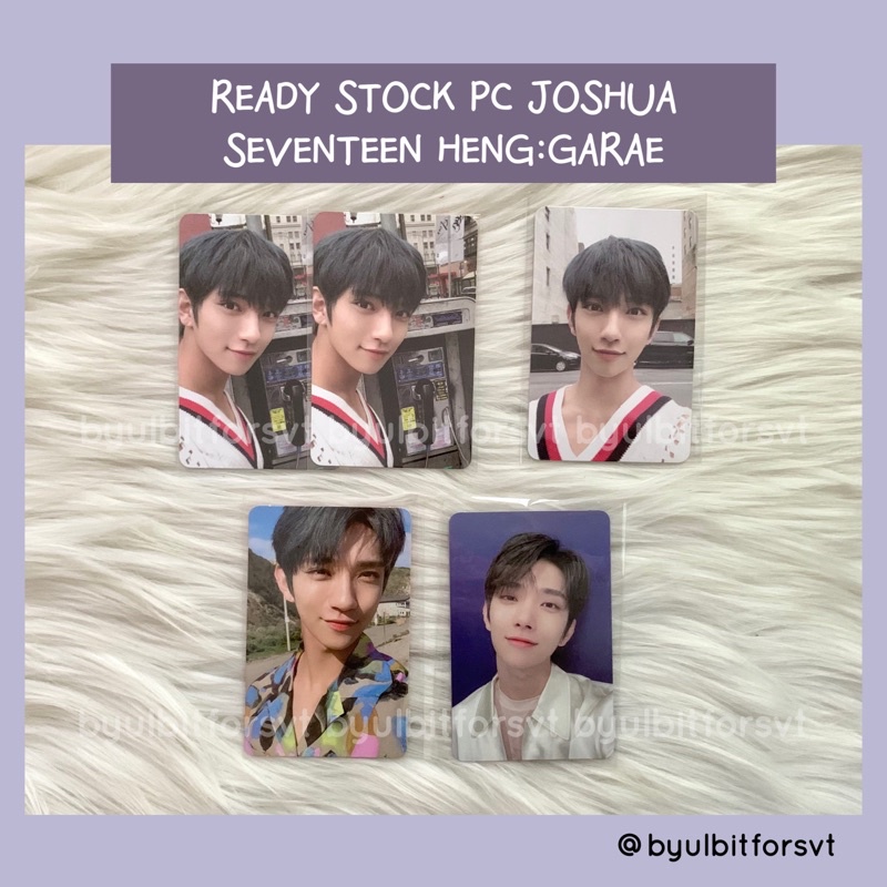 [ READY STOCK ] PHOTOCARD / PC JOSHUA HENGGARAE HANA SET NET / Seventeen Heng:garae (헹가래)