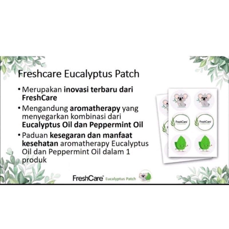 Freshcare Eucalyptus Patch ( isi 12 ) - Fresh Care Sticker Masker