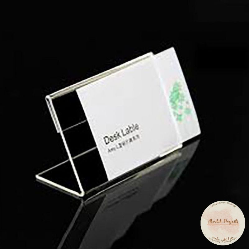 

PAPAN / STAND KARTU NAMA / KARTU BISNIS NAME TAG AKRILIK MEJA / AKRILIK HARGA