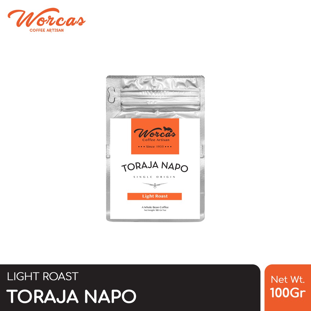 

WORCAS Kopi Arabika Toraja 100 Gram - Light Roast