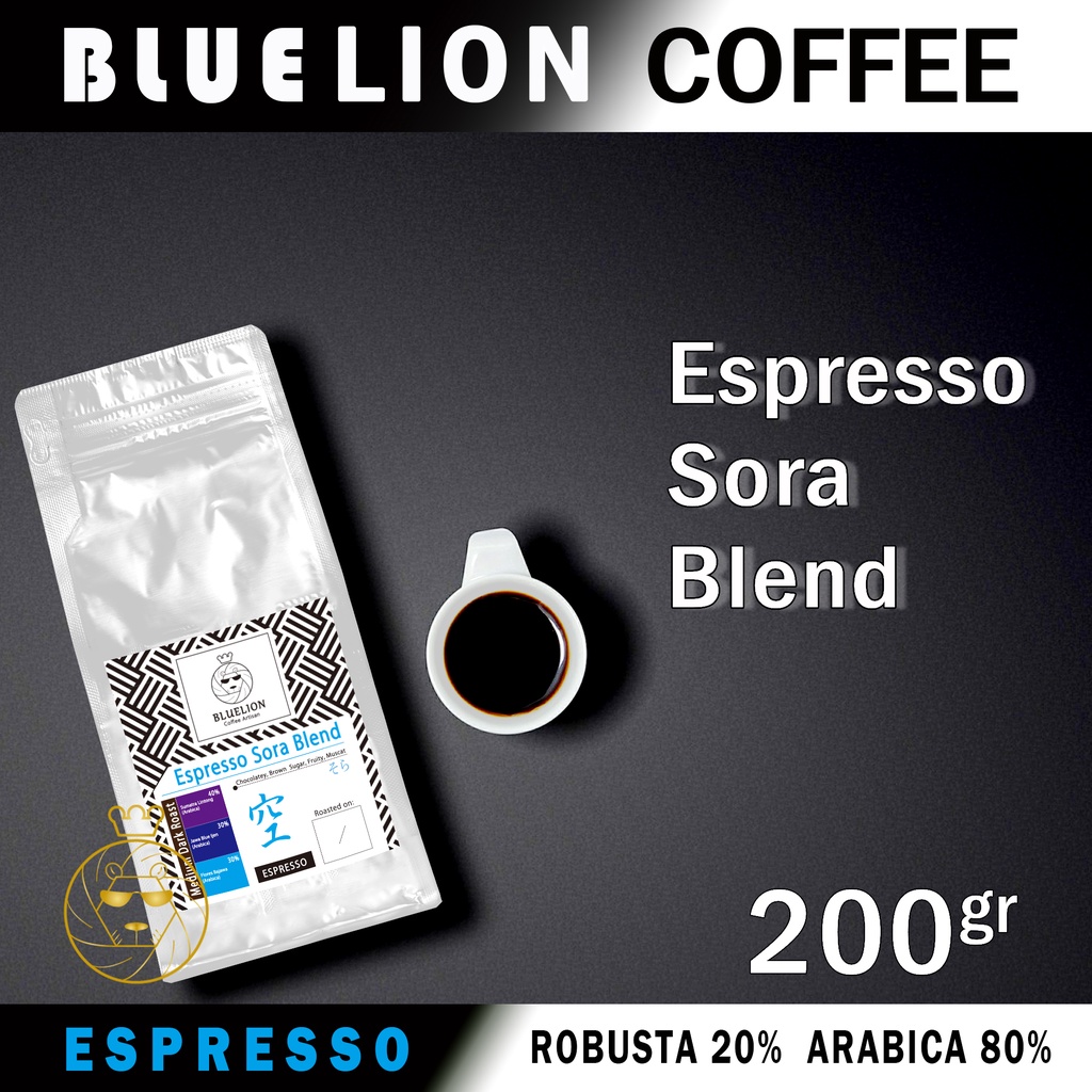 Jual Espresso Sora Blend Gram Medium Dark Roast Biji Kopi Bubuk