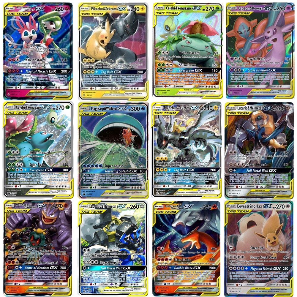 100 Pcs Pokemon Card Lot High Class Tag Team Cards Gx All Holographic Brand New Ready Stock Shopee Indonesia - mega roblox pokemon cards