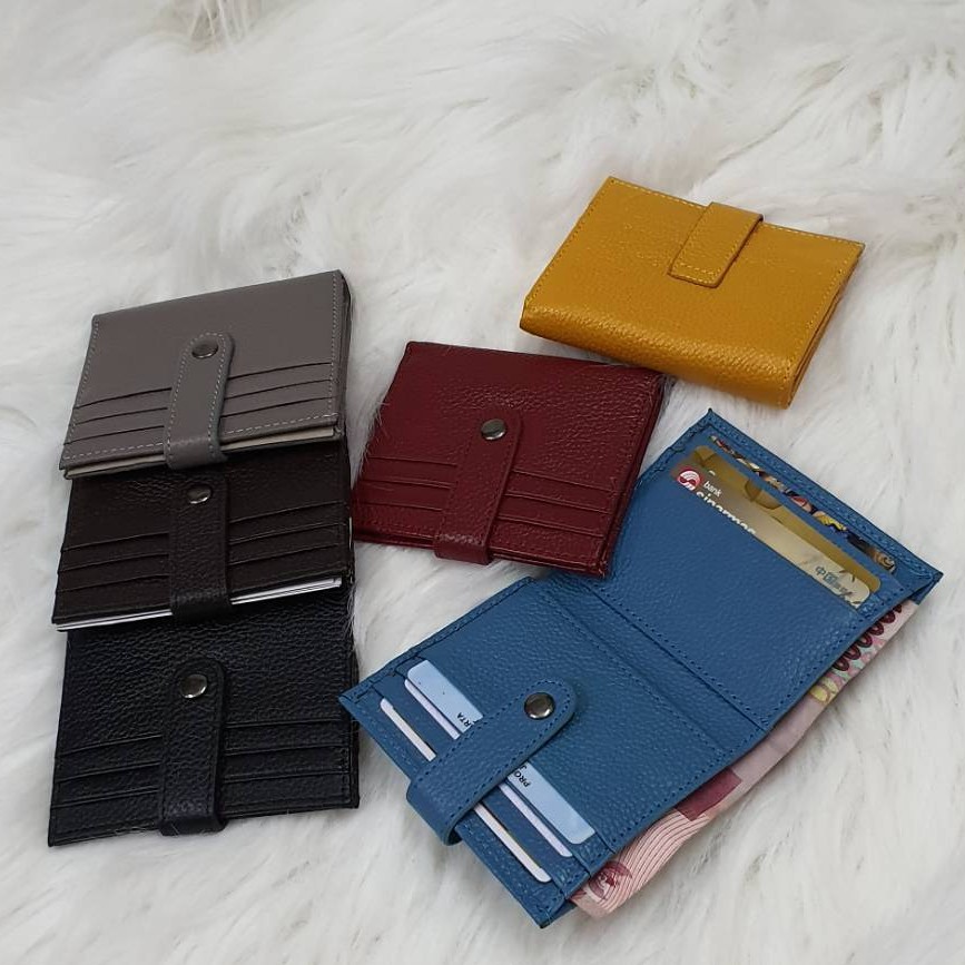 dompet kartu fashion kulit card holder wallet genuine leather corvus