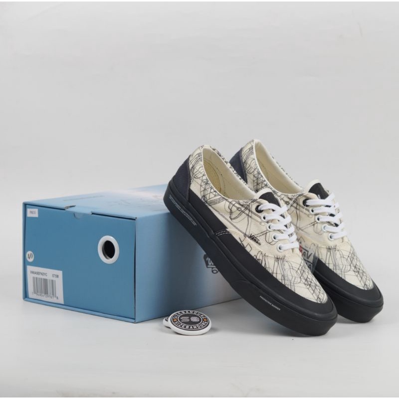 Sepatu Vans Era C2H4 White Black