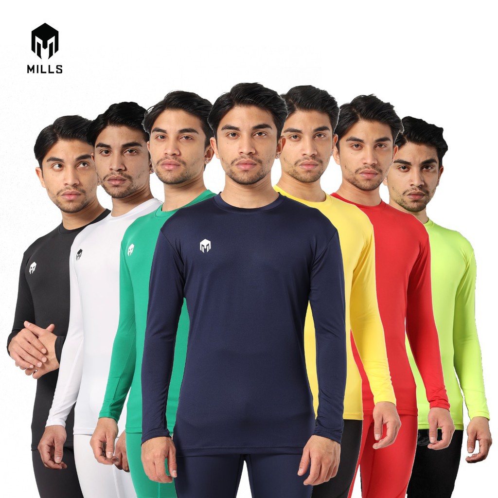 BASELAYER LONG SLEEVE MILLS 11002 BAJU DALAMAN MILLS JERSEY TIMNAS GARUDA INDONESIA ORIGINAL