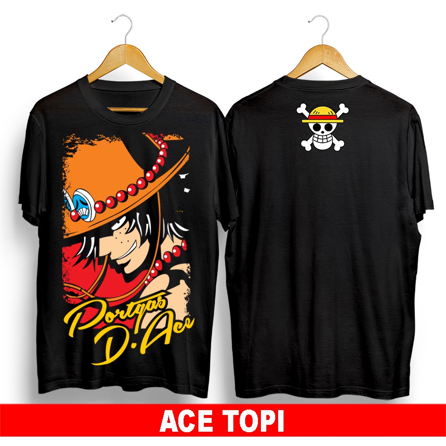 Kaos One Piece Ace Hat