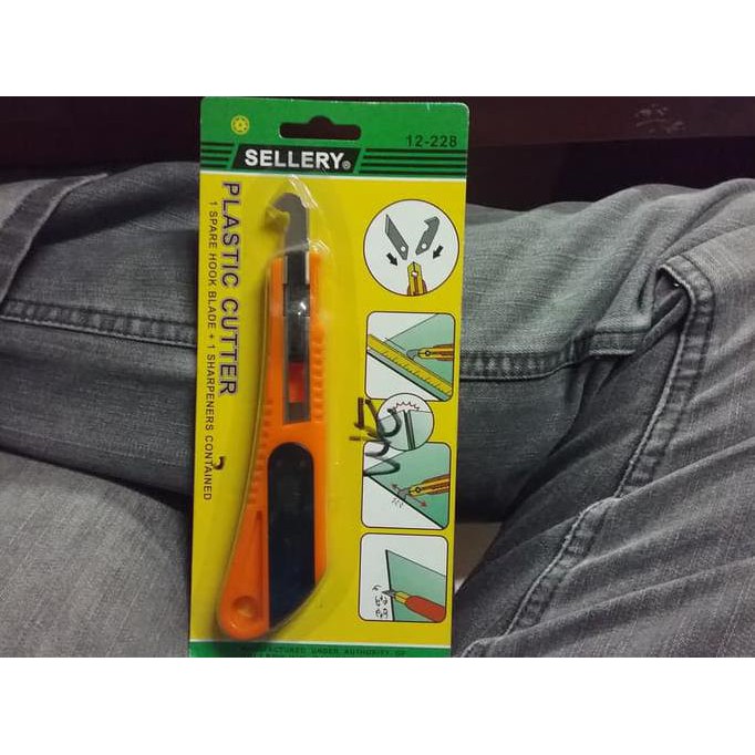 

Pisau Cutter Acrylic Sellery 12-228 / Plastic Cutter Berkualitas