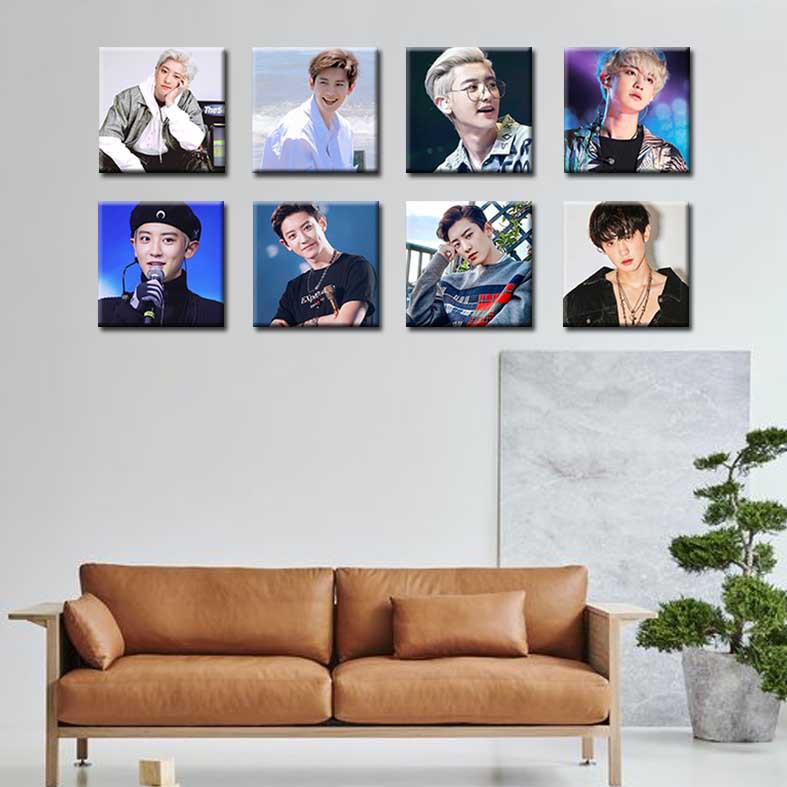 [DECOR] CHANYEOL-EXO poster tempelan Pajangan hiasan dinding kayu