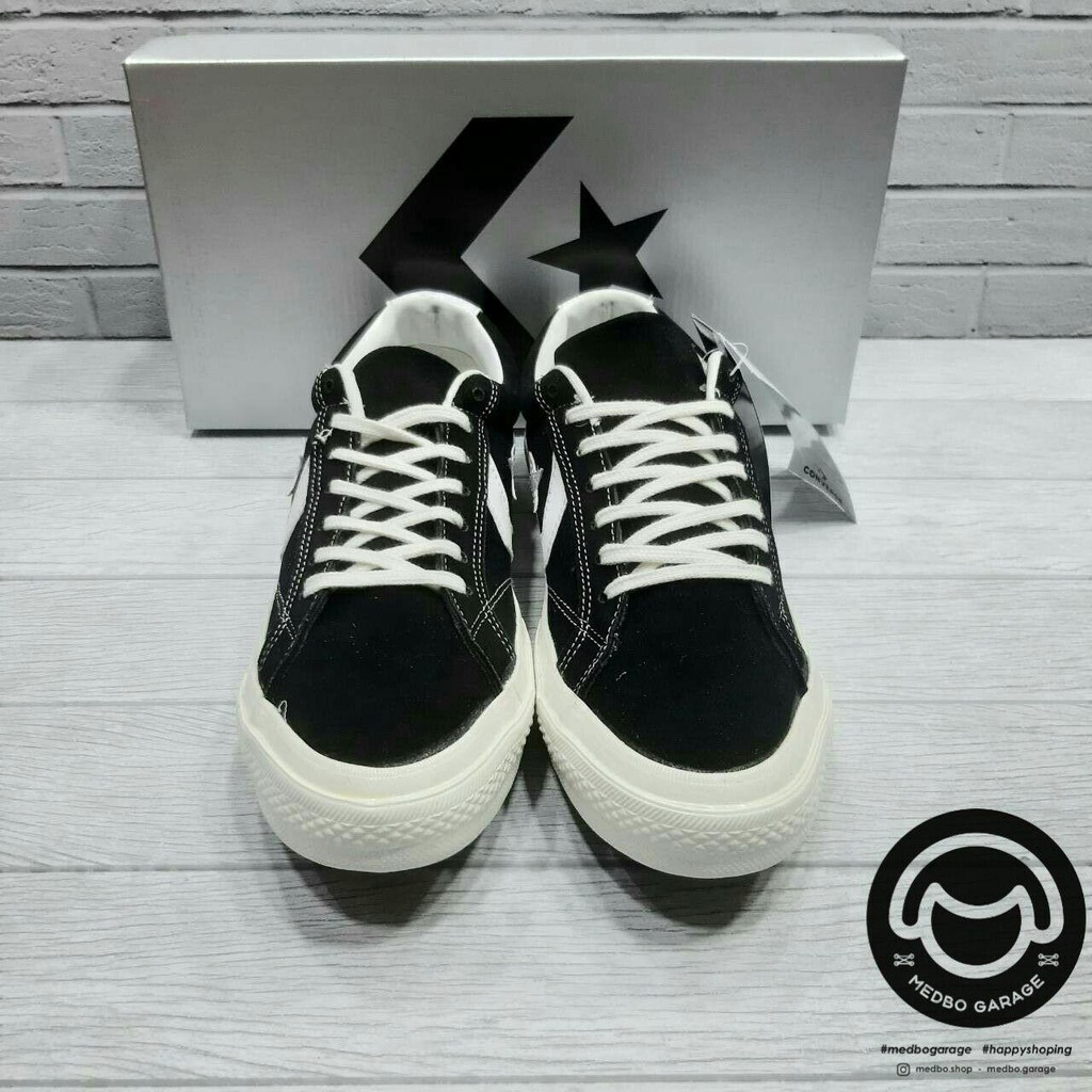 Sepatu Converse One Star Pro Black White || Import High Quality || Unisex