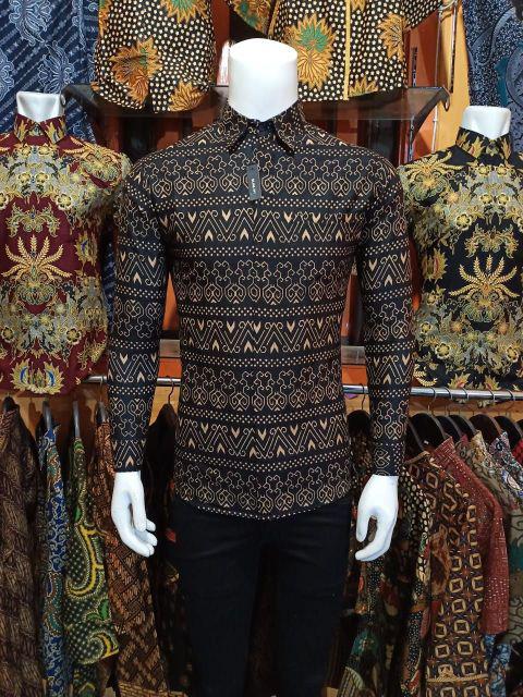 Ahn Blouse Batik Wanita Kombinasi / Batik Wanita Kantor / Seragam Batik Wanita Kantor / M L Xl Xxl