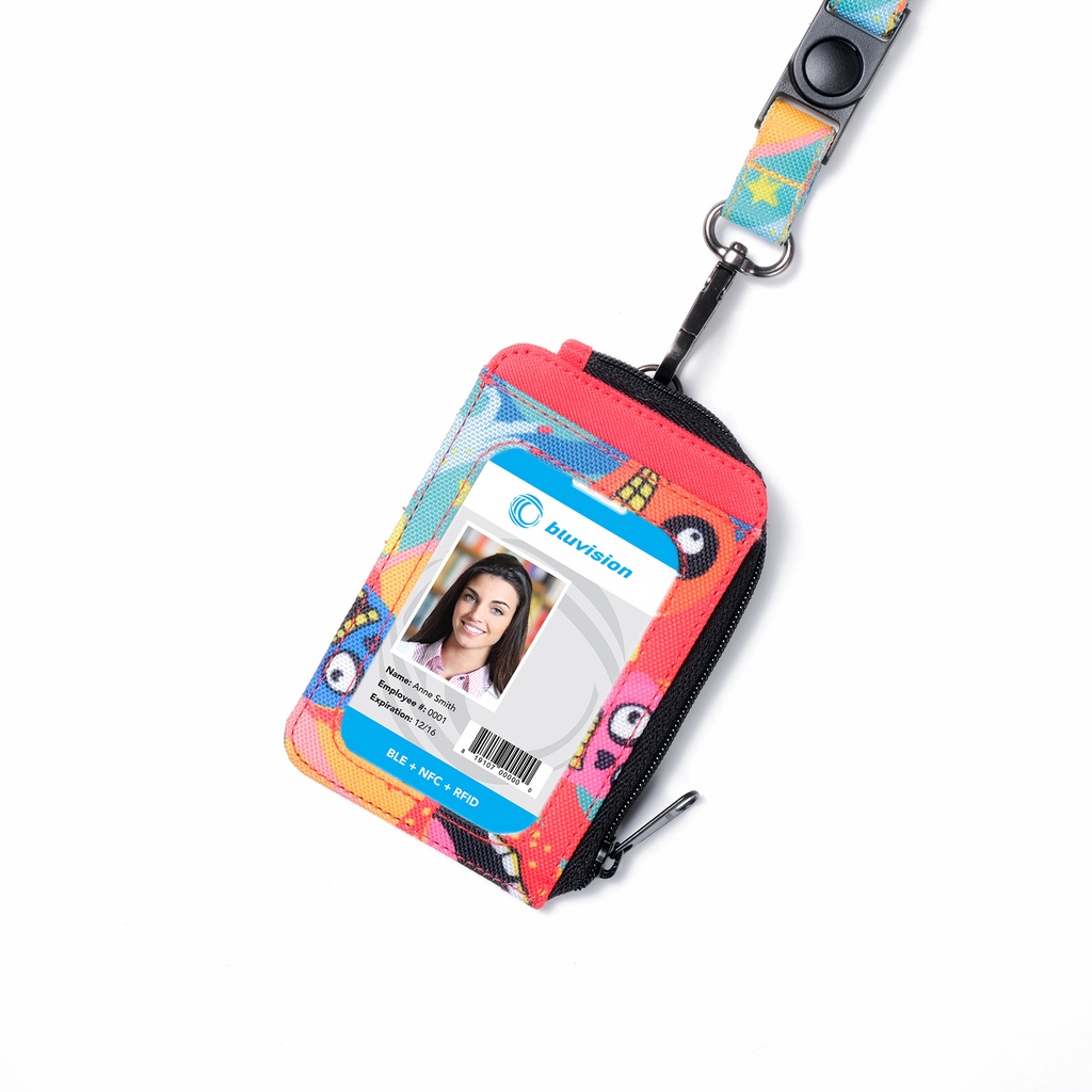 Gantugan ID Card Holder Name Tag Lanyard Dompet Kartu Multifungsi Pria Wanita - IDCS22