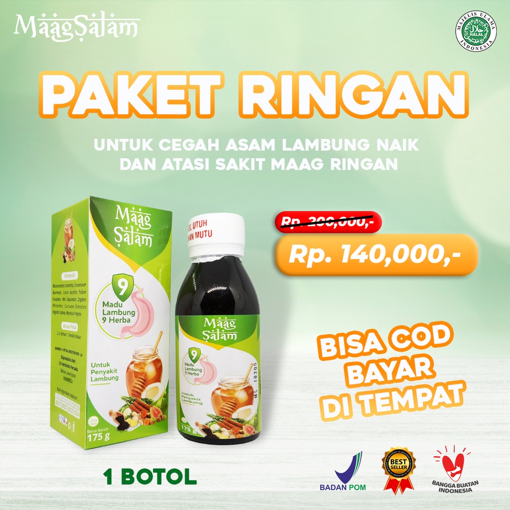Kemasan Baru Madu Lambung Maag Salam Herbal Madu Kuning Sehat Lambung Obat Maag Salam Obat Asam Lamb