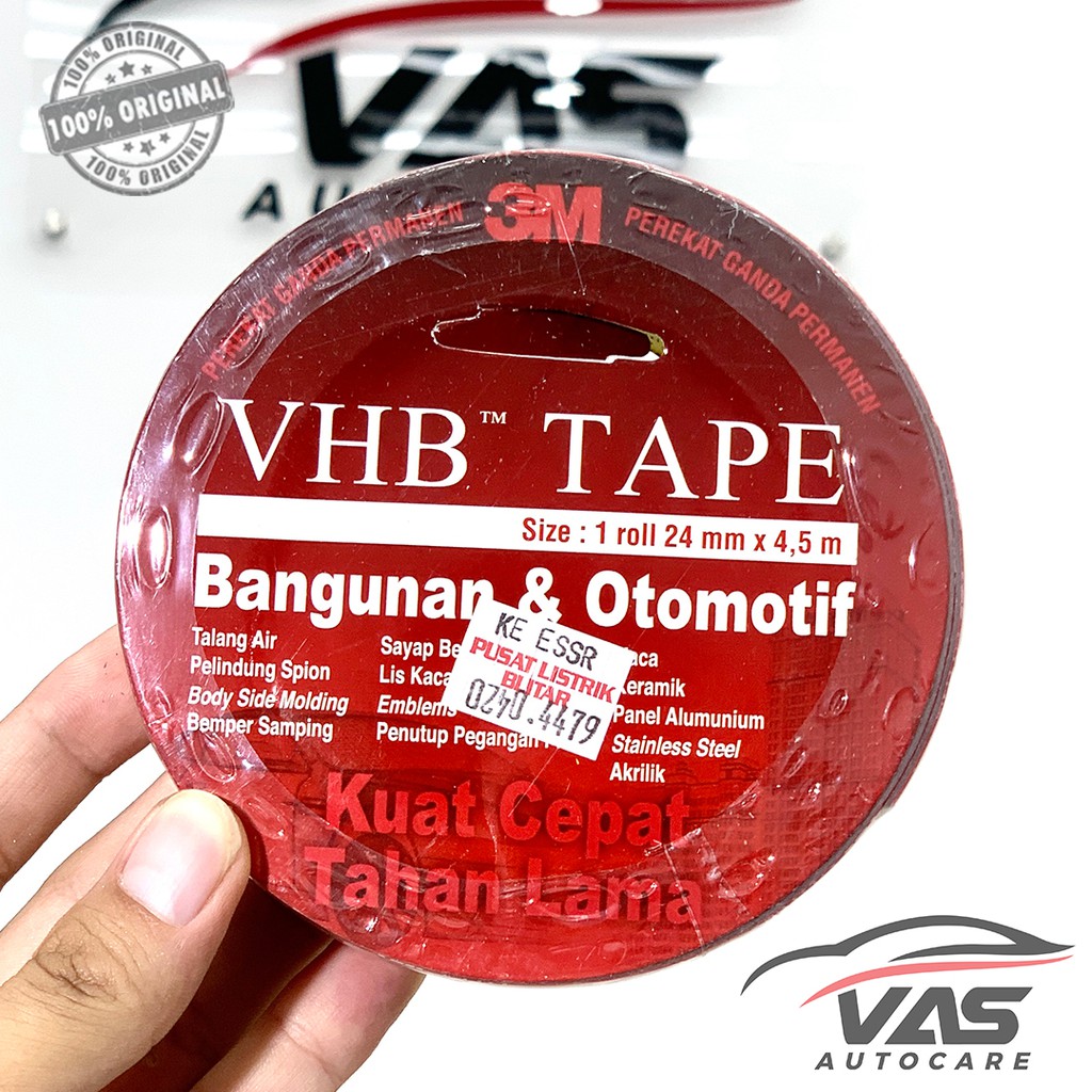 

3M VHB DOUBLE TAPE AUTOMOTIVE 4900 24mm x 4.5m 24 MM 1 INCH ORIGINAL