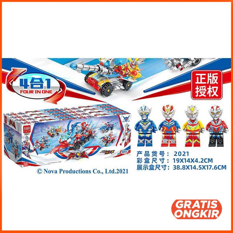 Mainan Rakit Robot Mobil Crush Gear Transformer Model Acak N359