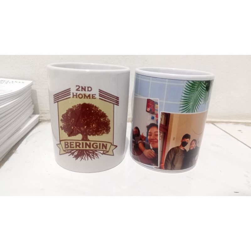 (Free Desain) Mug Gelas Custom Bebas Gambar Murah