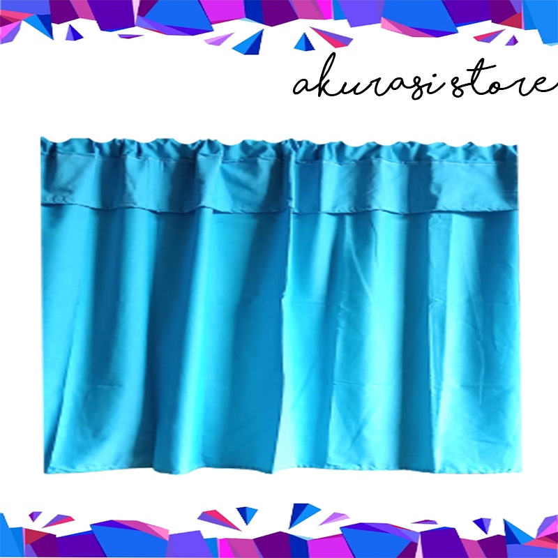 Gorden kolong dapur hordeng kolong dapur polos poni