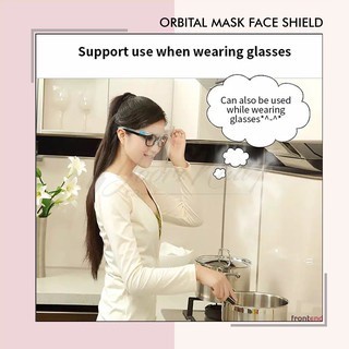 Orbital mask face shield kacamata pelindung masker kaca mata mask face shield nagita