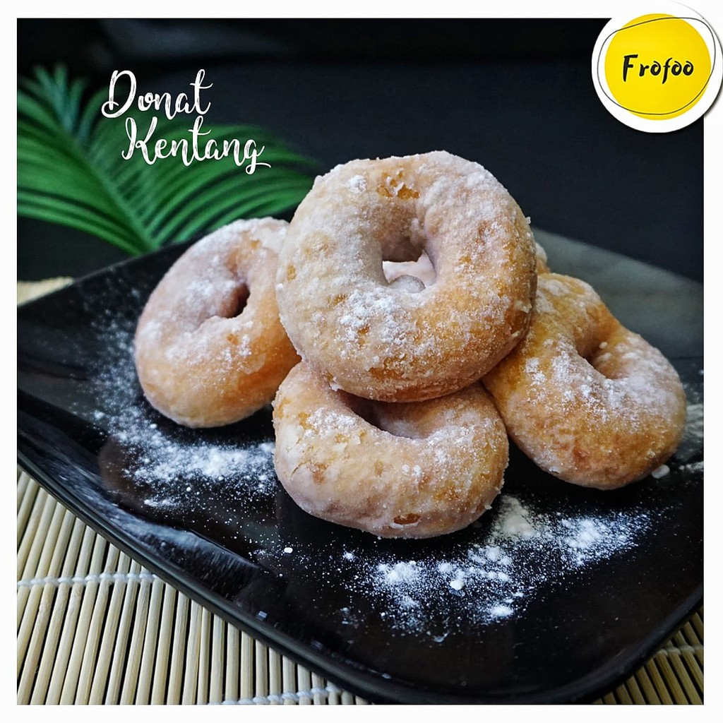 

Donat Kentang 20pcs Frofoo Halal Homemade Frozen Food