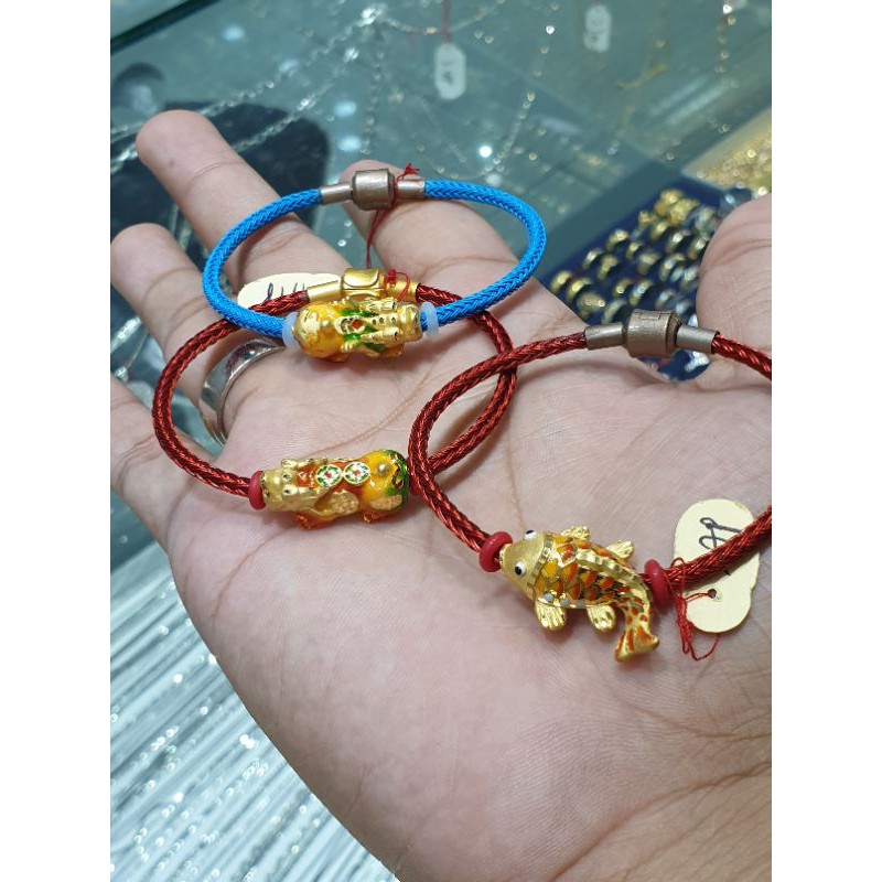 gelang emas 700 tali karakter lucu