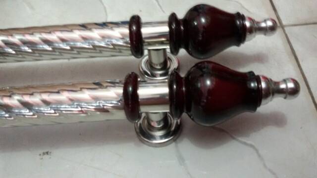 Handle pintu stainless 42cm 1set+kunci