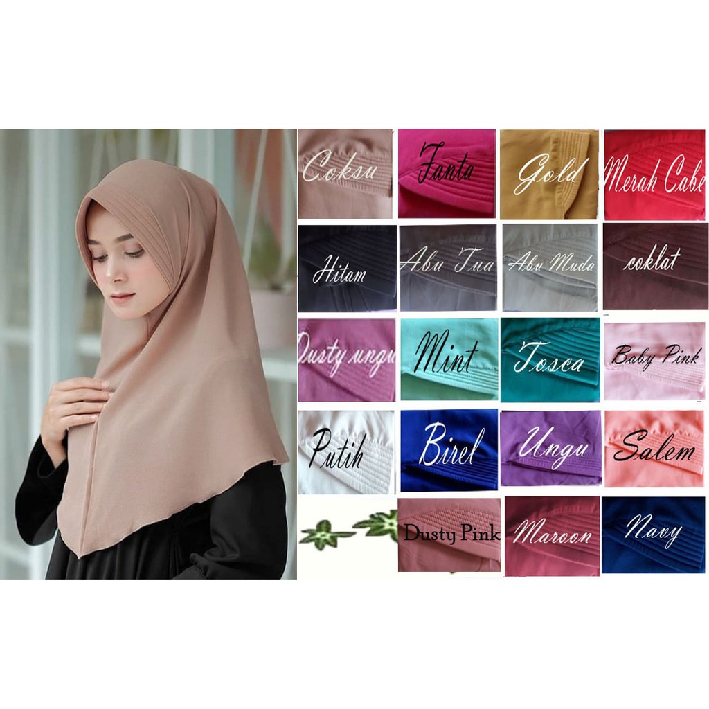 Jilbab Pet antem  Kerudung Pet Pet khimar Pet Khimar Antem  Simple pet