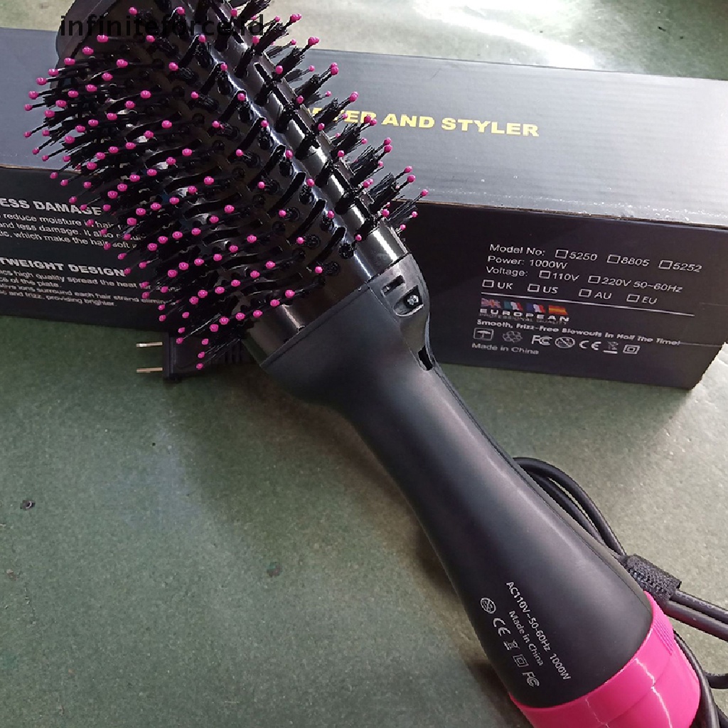 (infiniteforce.id) Hot Air Brush Ionic Volume Udara Panas Untuk Nb Rste