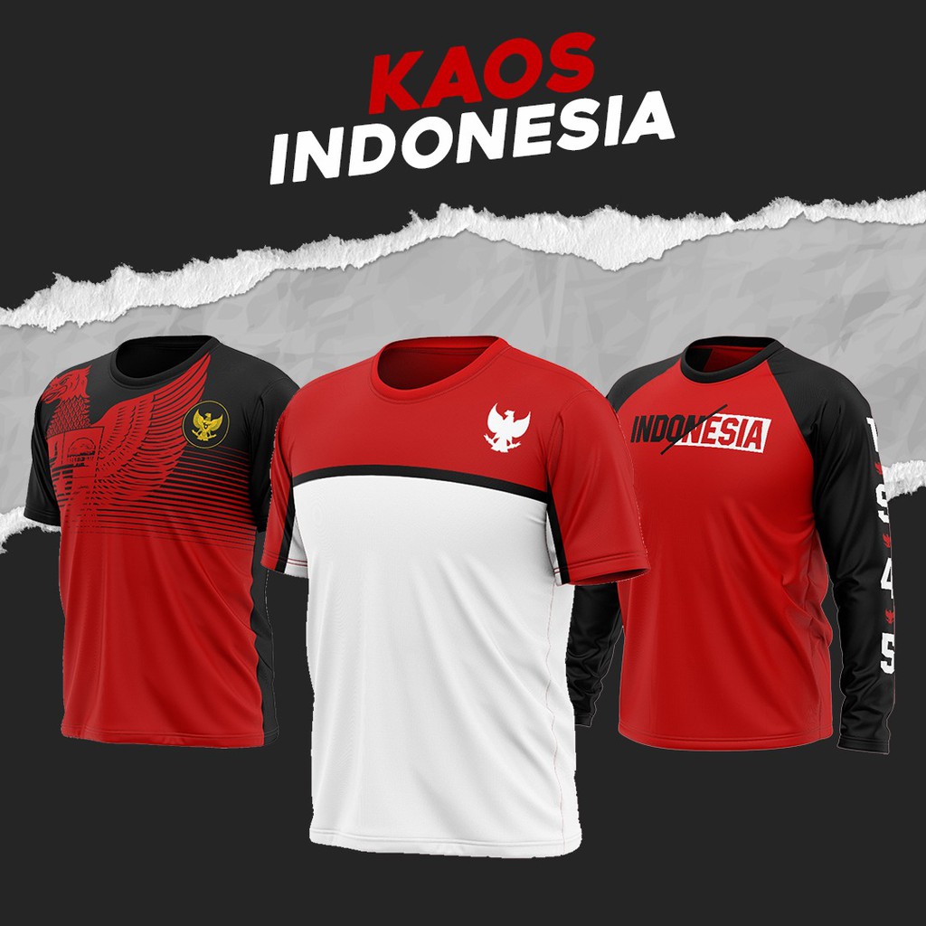 KAOS BAJU  INDONESIA 17  AGUSTUS  KAOS DISTRO PRIA SERIES 