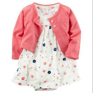 3 In 1 Pack Baju  Bayi  Carter  by Carters  Cardigan Lengan 