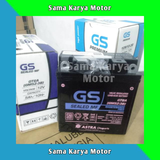 CU03 aki GS GT6A / aki kering GT6A / aki GS astra GT6A / aki GS astra / aki kering / aki motor
