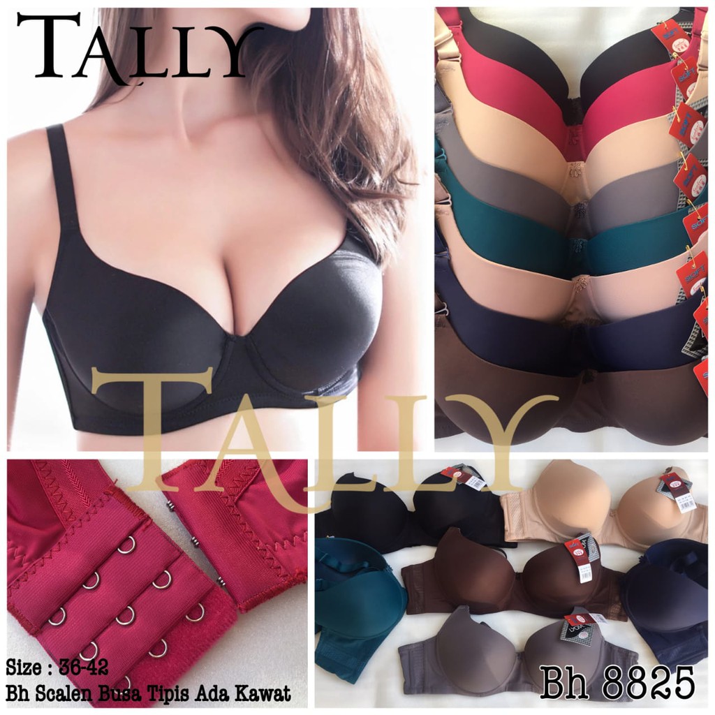 Bra Scalen 8825 Bh Jumbo Cup Besar Kawat Busa Tipis | Toko Grosir