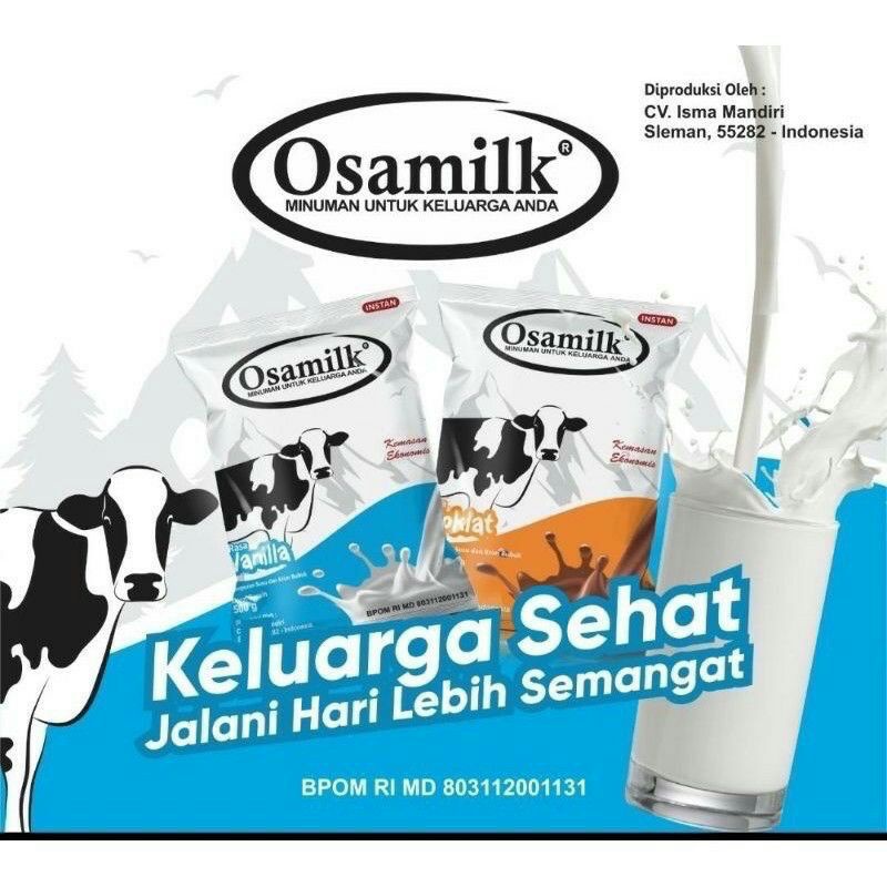 

COD Susu Osamilk Vanila/Coklat/Susu Gemuk 500gr