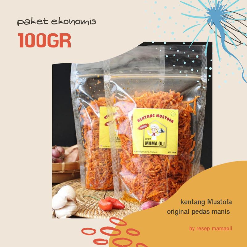 

kentang Mustofa kering kentang original pedas manis 100gr