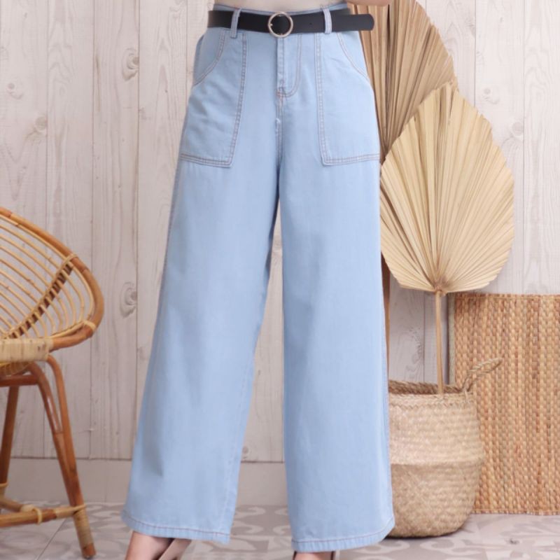 FWR -CELANA KULOT JEANS WANITA NANA