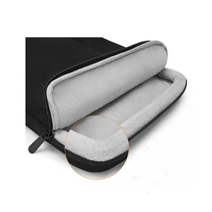Tas Laptop Jinjing Handstrap Extra Protective Case 14 15 inch black