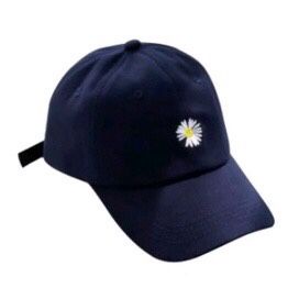 Topi Baseball Bordir Bunga Daisy Unisex