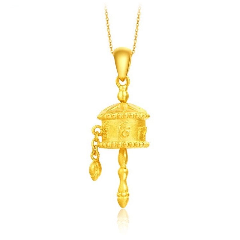 [Ready Stock]Fashion Gold Plated Vintage Pendant Elegant Personality Necklace