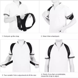 READY STOCK SABUK POSTURE CORRECTOR SEGI3 PENYANGGA PUNGGUNG DAN LEHER ORIGINAL