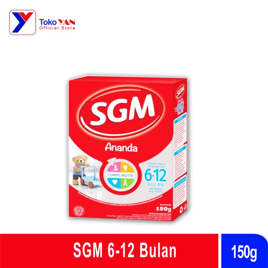 

SGM Ananda Complinutri 6-12 Bulan 150gr