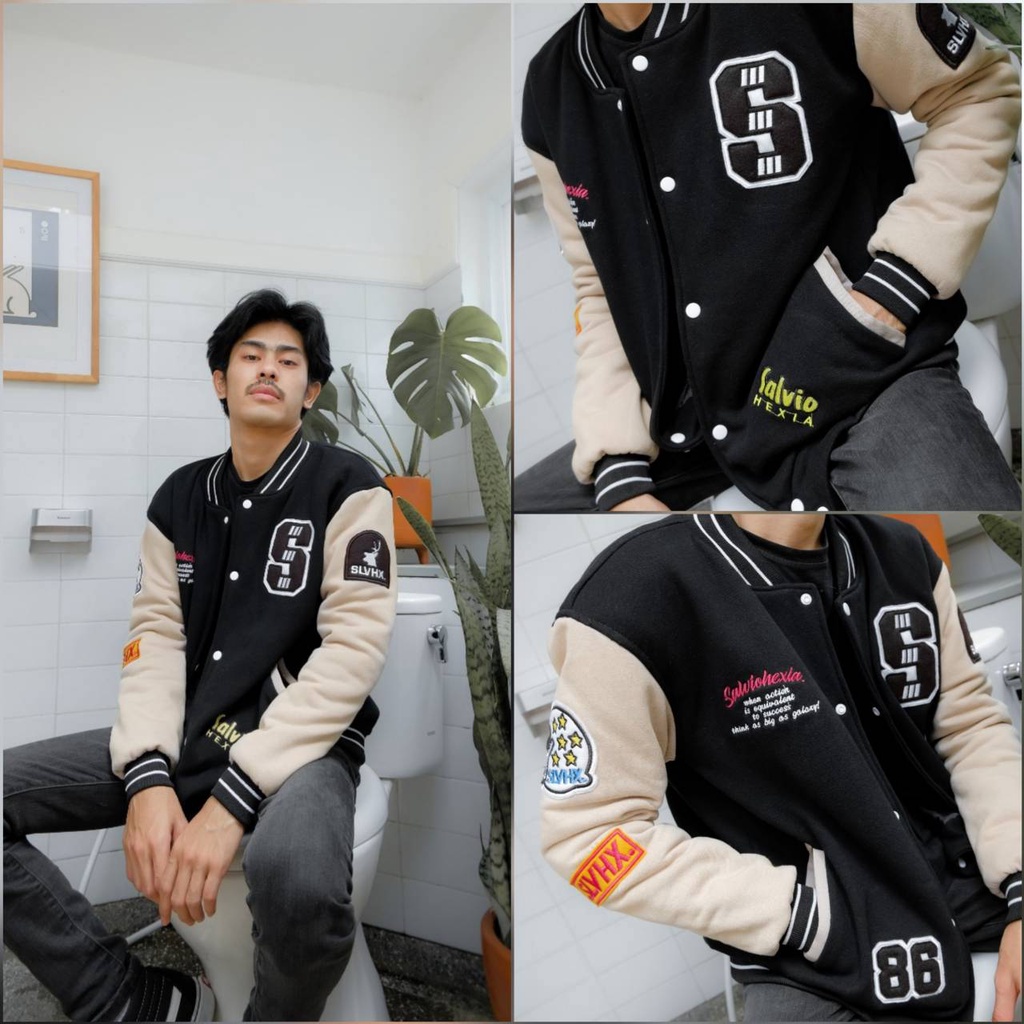 VARSITY - JAKET VARSITY - SALVIO HEXIA - VARSITY SUNMORI - JAKET BASEBALL